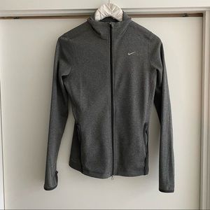 Nike gray running jacket